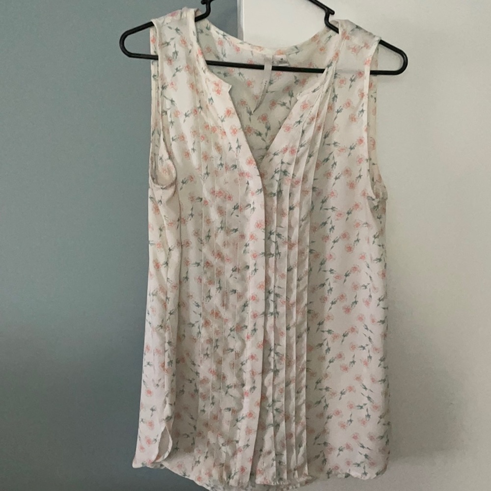 Lauren Conrad floral tank top